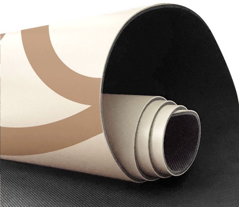 Estera de goma de goma de gamuza de gamuza impresa