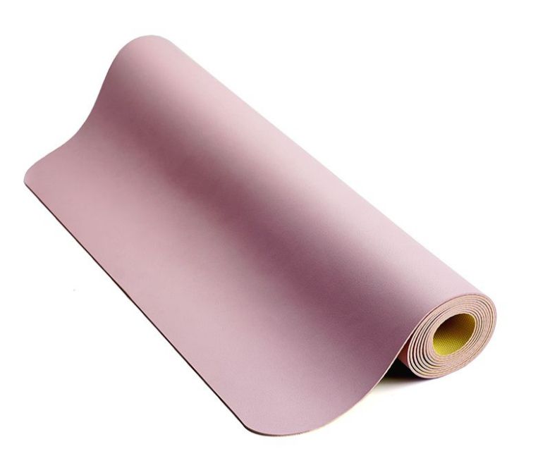 Estera de yoga plegable de goma de goma de PU esborra actualizada de 1.5 mm