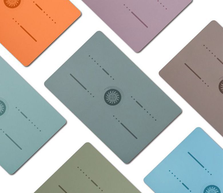 PU portátil de yoga estera de yoga pequeña