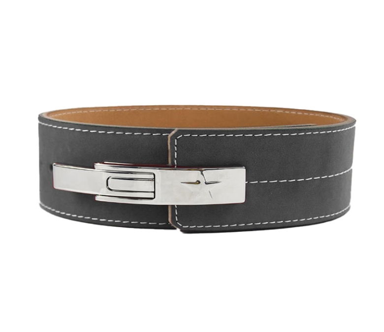 Cinturón de levantamiento de pesas de piel de vaca personalizado