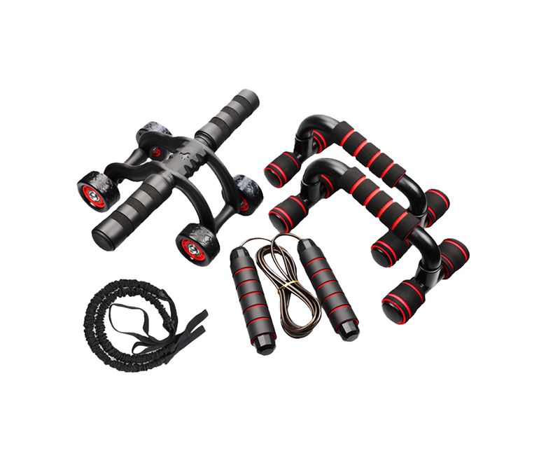 Set la cuerda de la cuerda de la cuerda de salto de la rueda AB de la rueda AB de las cuatro ruedas