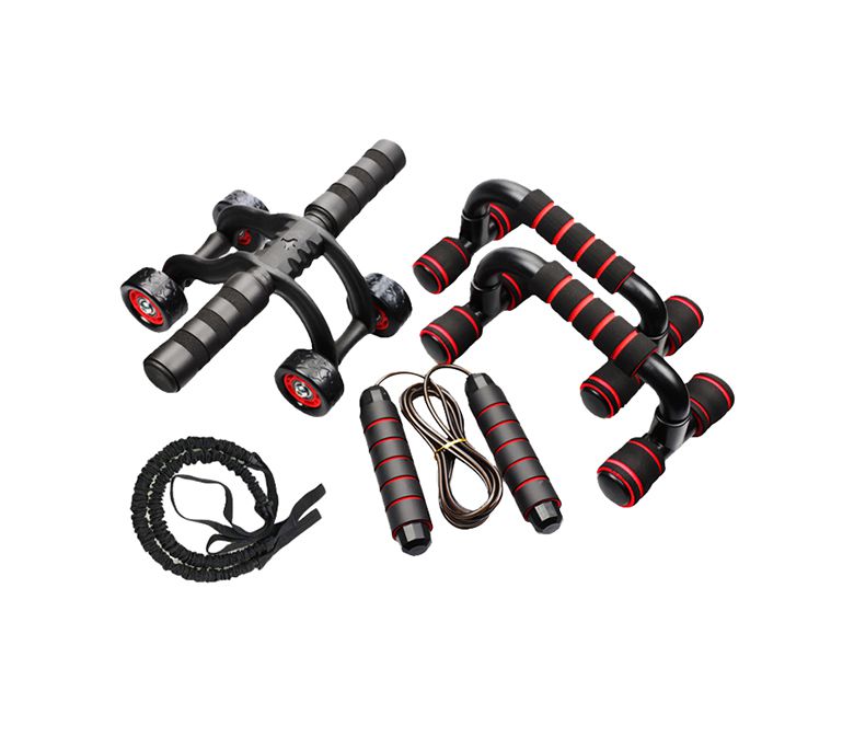 Set la cuerda de la cuerda de la cuerda de salto de la rueda AB de la rueda AB de las cuatro ruedas