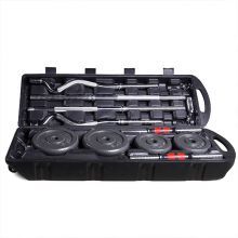 Set de mancuernas y barra