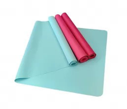Estera de yoga de goma plegable ultra delgada 1 mm