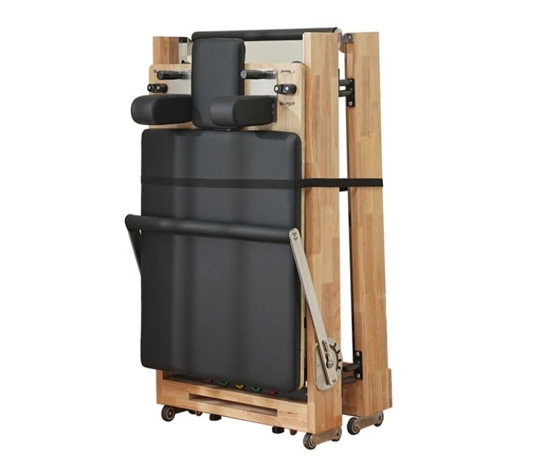 Boder de madera plegable Balance de la cama de la cama central de Pilates