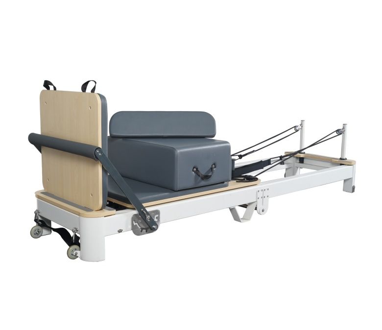 Reformador De Pilates Plegable De Aluminio Blanco En Venta