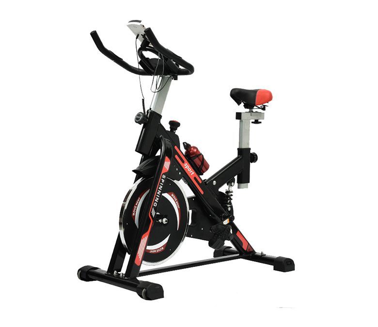 Bicicleta giratoria en casa