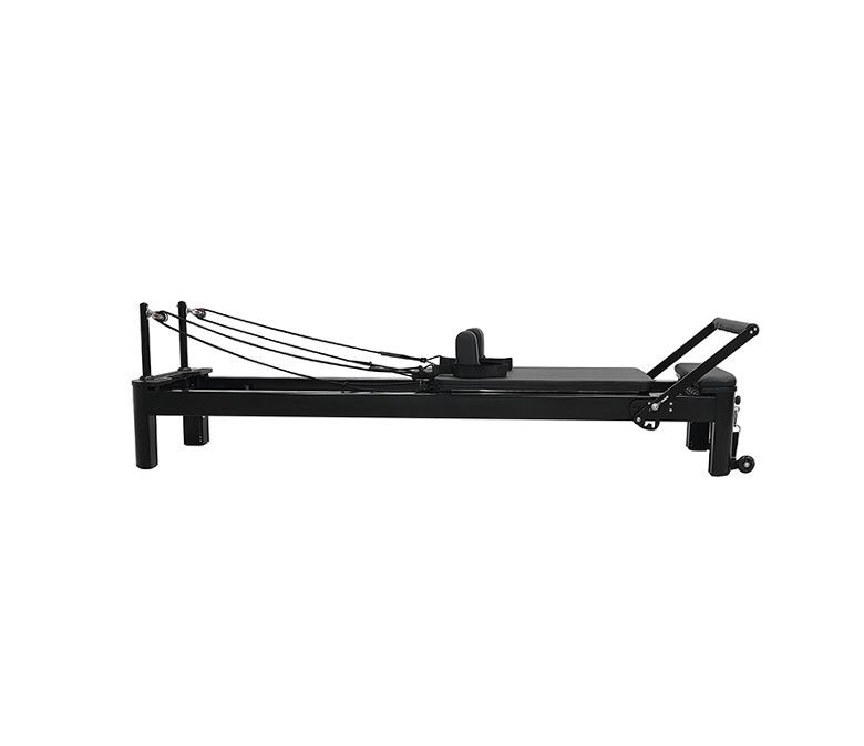 Máquina Reformador De Pilates De Aluminio Negro Excepcional 4.0