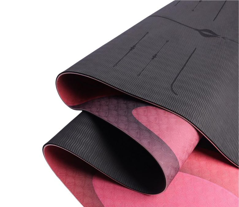 Estera de yoga láser con láser de doble cara 6 mm