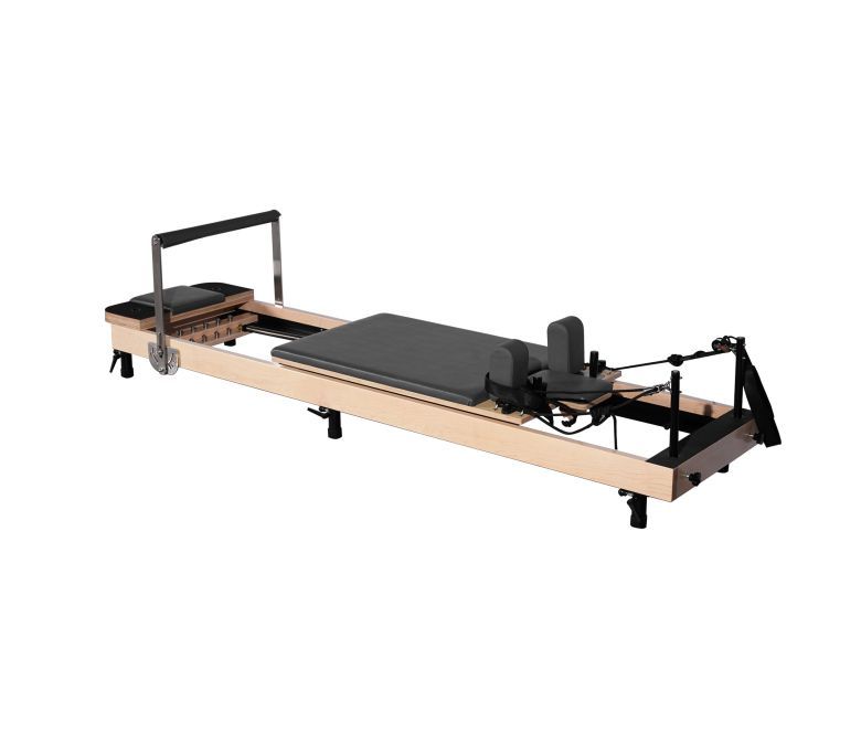 Altura ajustable Reformador de arce de madera Pilates