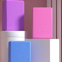 Ladrillos de yoga en relieve en caliente personalizados, con resistencia al desgaste mejorado, resistencia a la compresión e índice anti-deslizamiento. Opciones de acabado: Gloss, Matte, AQ, Spot UV, UV y recubrimiento holográfico, estampado, debates, estampado caliente.