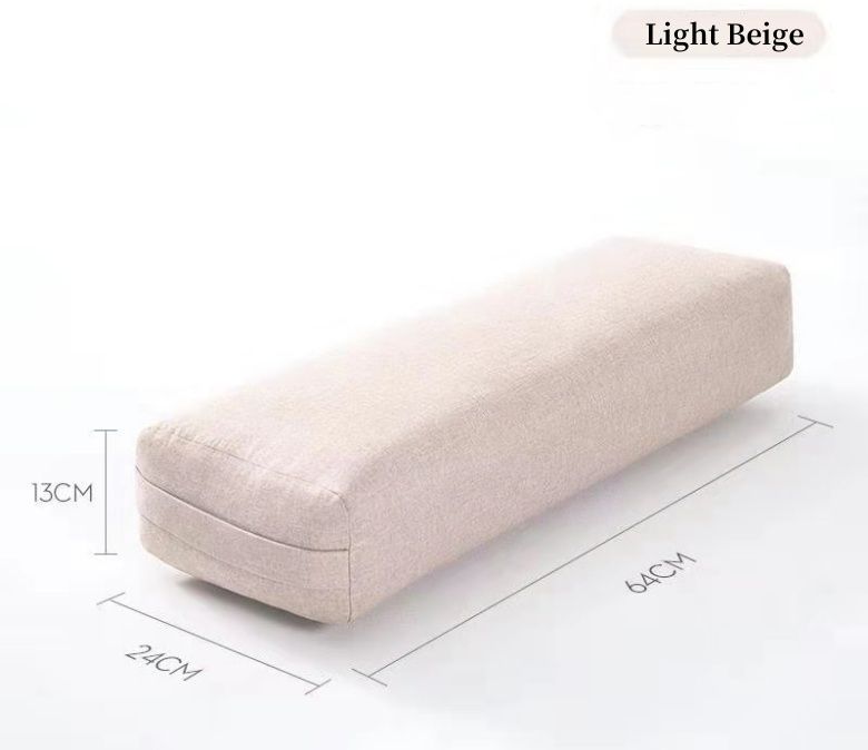 Bolsters de meditación premium de almohada de yoga Meditación de apoyo Rectangular Cushion