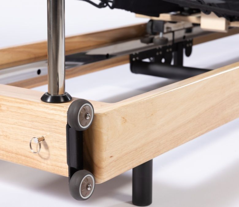 Reformador de pilates pleates de roble sin articulación sin articulación
