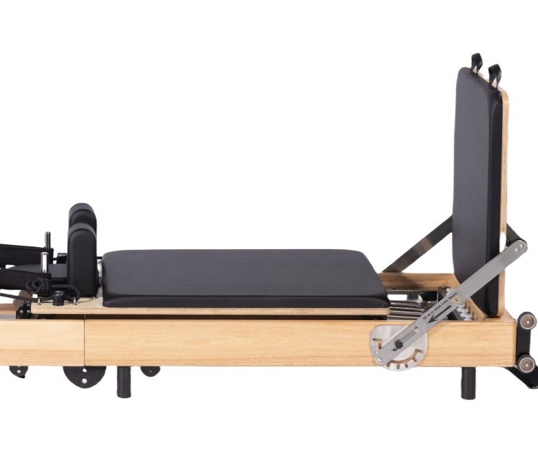 Reformador de pilates pleates de roble sin articulación sin articulación