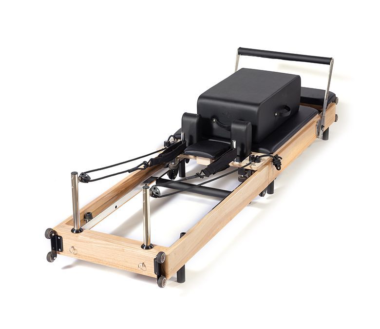 Reformador de pilates pleates de roble sin articulación sin articulación
