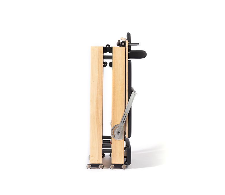 Reformador de pilates pleates de roble sin articulación sin articulación