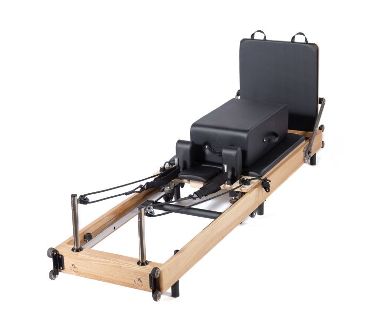 Reformador de pilates pleates de roble sin articulación sin articulación