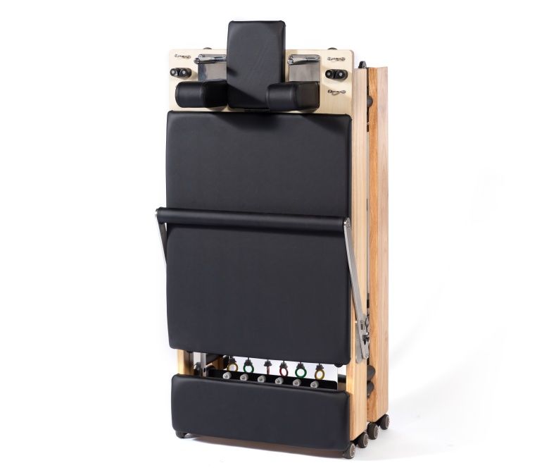 Reformador de pilates pleates de roble sin articulación sin articulación