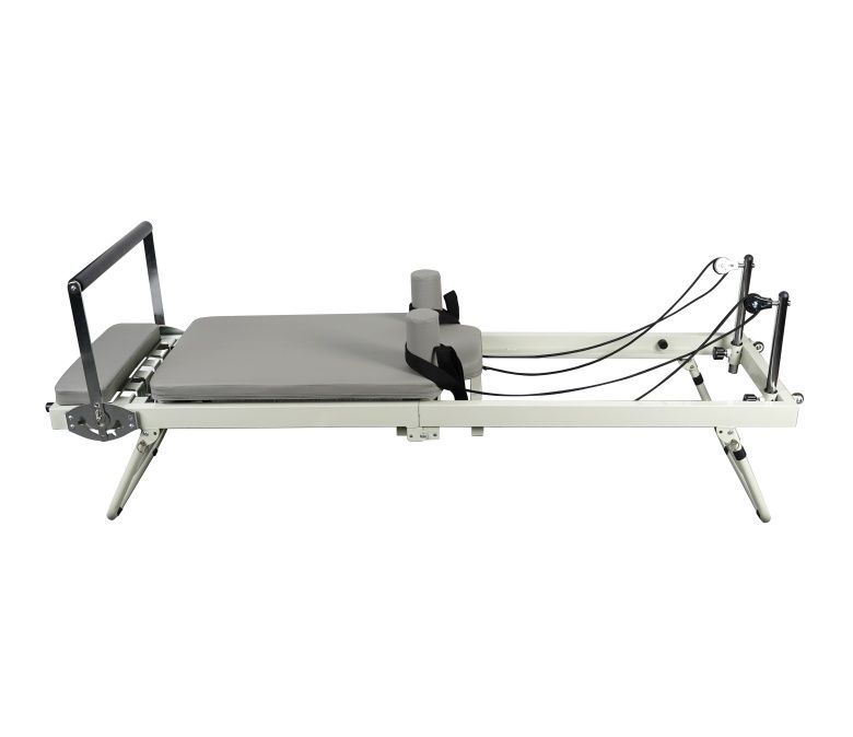 Máquina de Pilates Reformer Plegable de Acero para Uso Doméstico