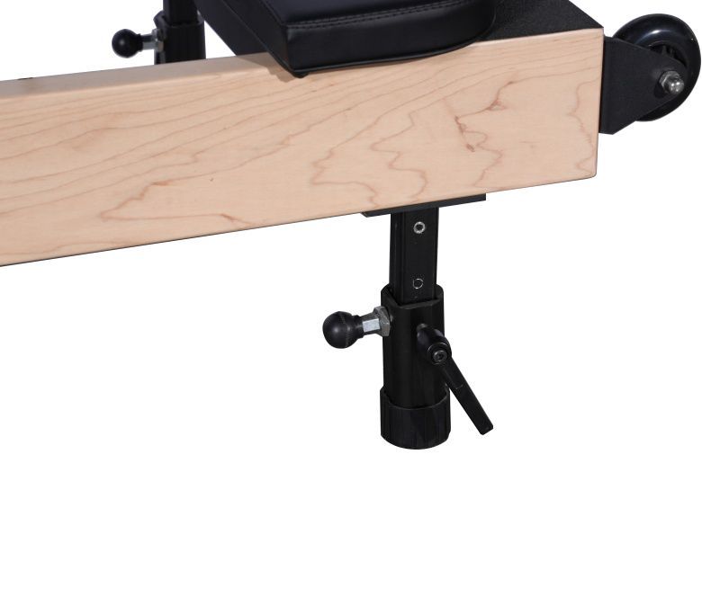 Reformador de pilates plegable de arce (altura de pierna ajustable)