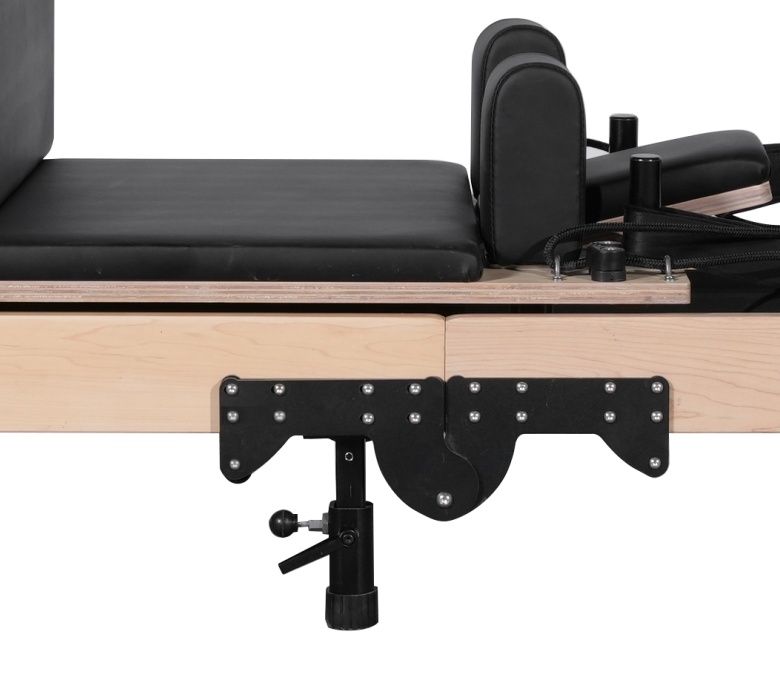 Reformador de pilates plegable de arce (altura de pierna ajustable)