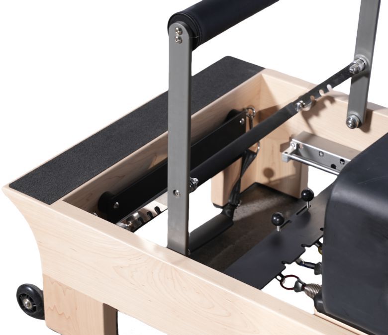 Maché reformador de pilates de bosque de carrocería de cama de carrocería con reposapiés internos