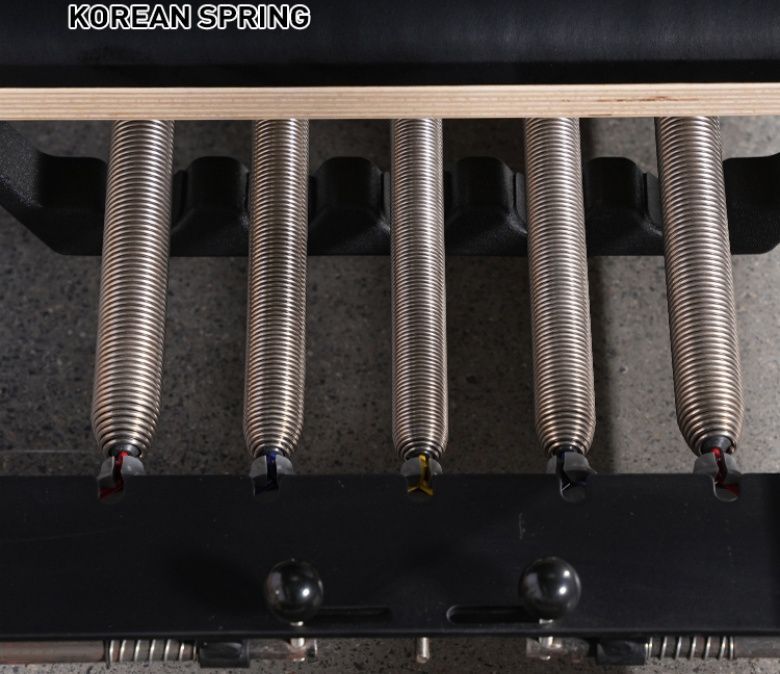 Maché reformador de pilates de bosque de carrocería de cama de carrocería con reposapiés internos