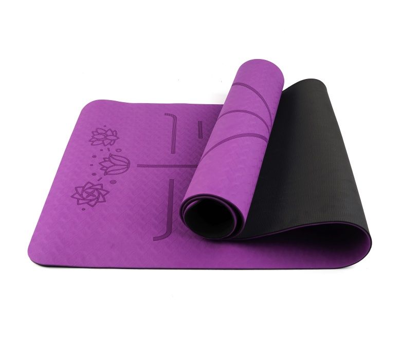 Matera de yoga TPE de doble capa 6 mm