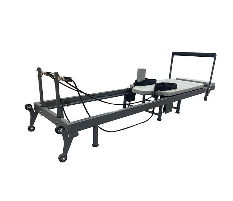 Reformador de Pilates de hierro para el hogar plegable