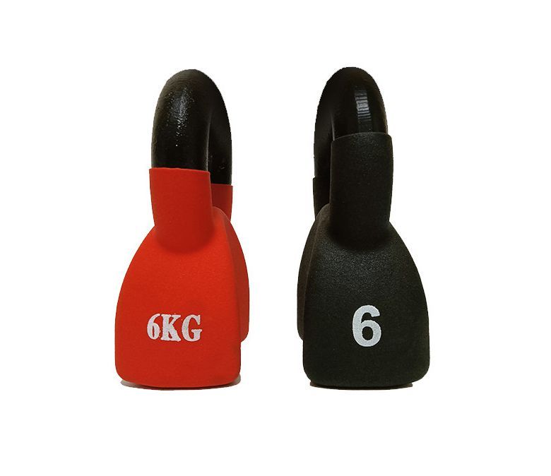 Kettlebell con recubrimiento de vinilo único contorneado