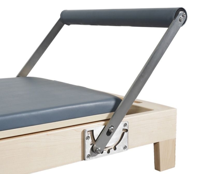 Máquina de ejercicio pilates plegable con patas de madera