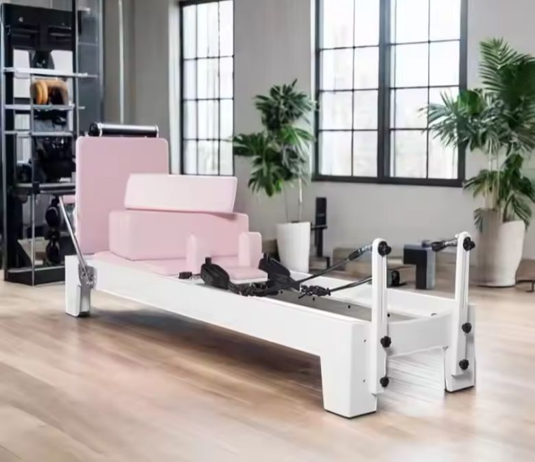 Equipo De Pilates Rosa De Roble Blanco Pintado