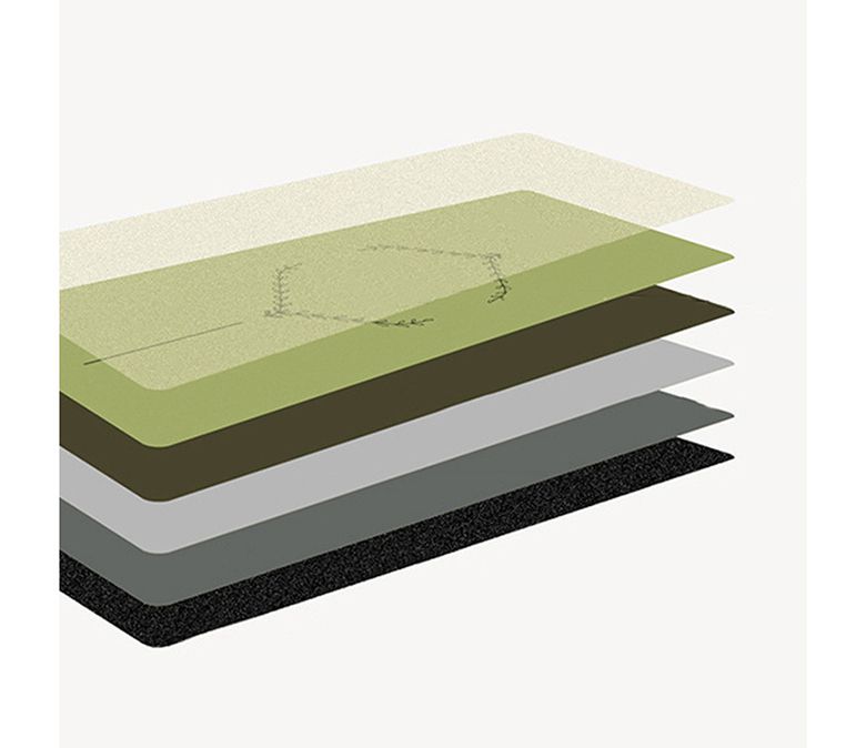 Nueva alfombra de goma de goma de PU calefacción de calefacción