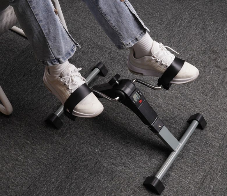 Debajo del escritorio mini mini aeróbico aeróbico Pedal Pedal Fisioterapia Fisioterapia Spinning Bike con entrenamiento de pantalla LCD