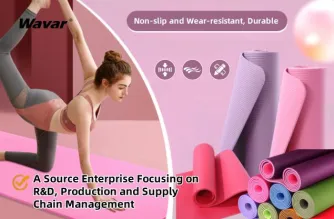 Por qué las alfombras de yoga TPE y NBR Wavar® son la mejor opción para compradores mayoristas