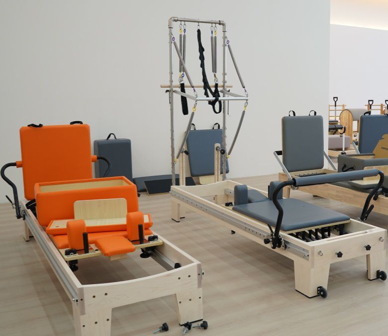 Oak Full Track Pilates Reformer