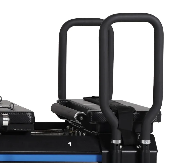 Equipo de reformador de gran parte del jarrón azul Pilates
