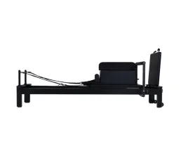 Máquina reformador de pilates de aluminio negro excepcional 4.0