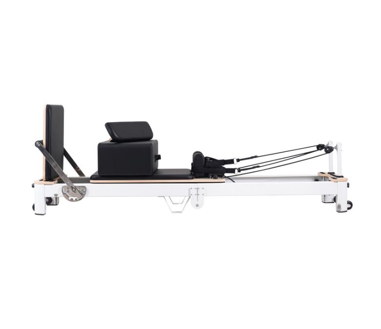 Reformador De Pilates Plegable De Aluminio Blanco A La Venta