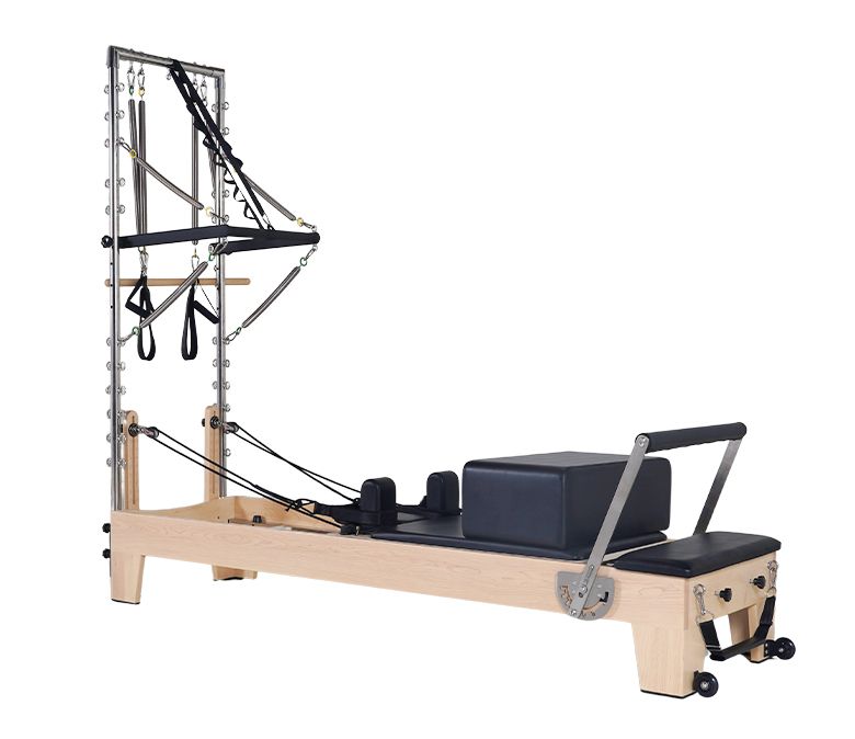 Studio Pilates Maple Reformer Con Medio Trapecio