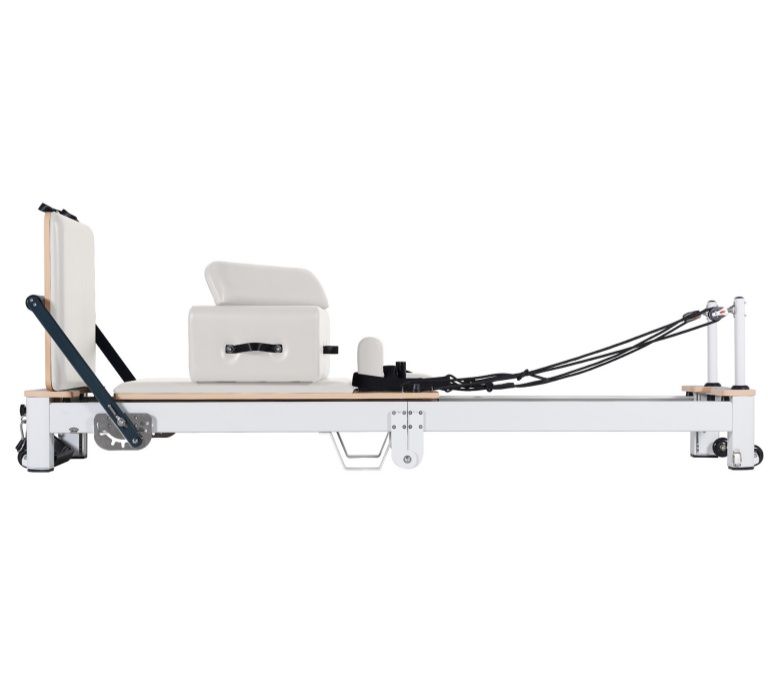 Reformador De Pilates Plegable De Aluminio Blanco A La Venta
