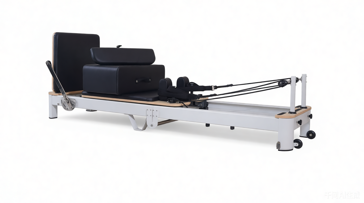 Reformador De Pilates Plegable De Aluminio Blanco En Venta
