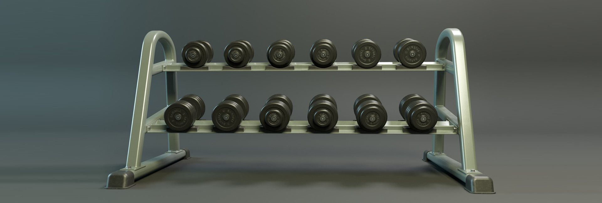 Estante de almacenamiento de pesas