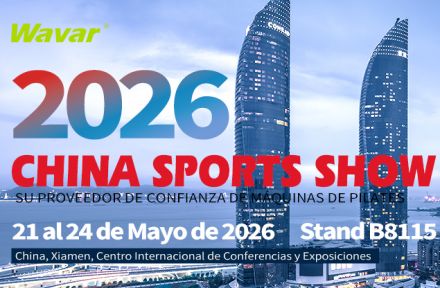Wavar expondrá en CHINA SPORTS SHOW 2026 en Xiamen