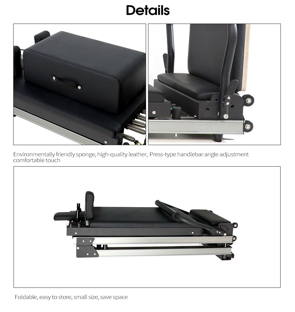 Wavar® EXCLUSIVO PATENT ALUMINIO ALUMINIO PLOTING PILATES Reformador Wavar® EXCLUSIVO PATENT ALUMINIO ALUMINIO PLOTING PILATES Reformador