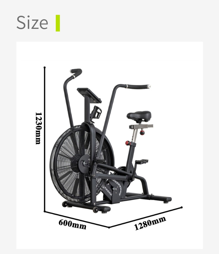 Bicicleta de resistencia al viento aeróbico aeróbico