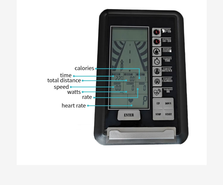 Bicicleta de resistencia al viento aeróbico aeróbico