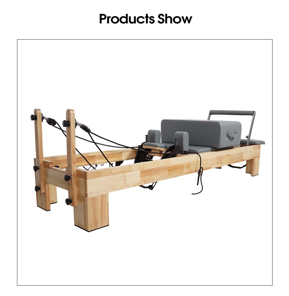 Wavar Pilates Oak Reformer Machine Wavar Pilates Oak Reformer Machine