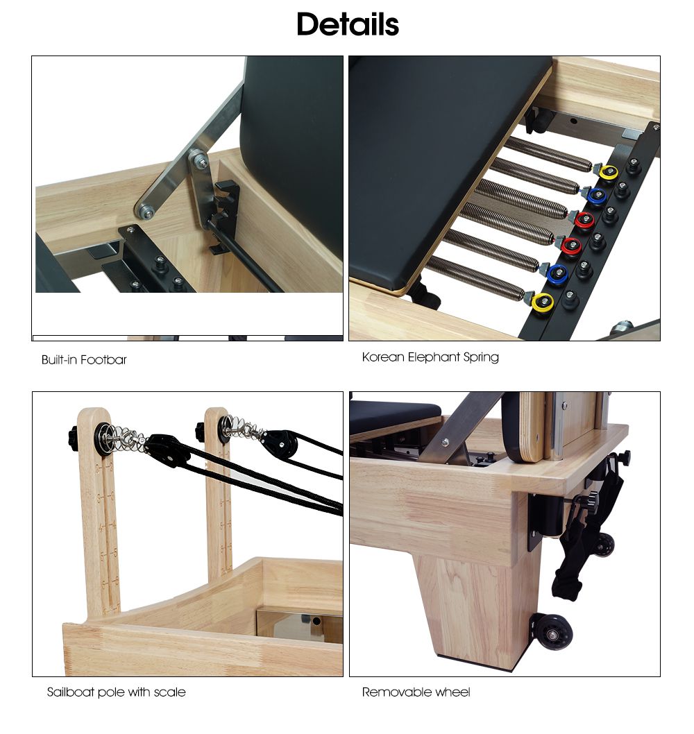 Nuevo reformador de roble malo con barra de pie integrado Nuevo reformador de roble malo con barra de pie integrado