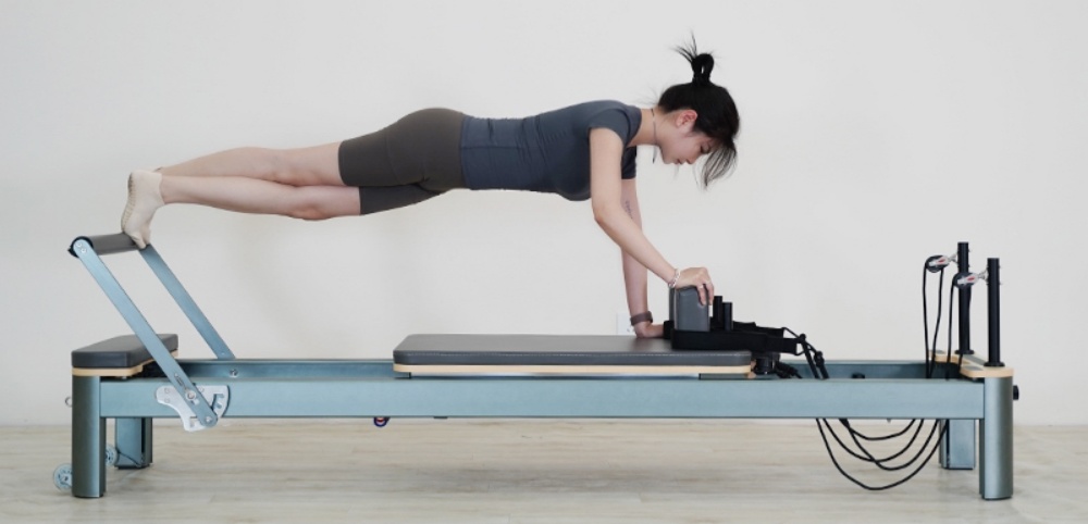 Reformador de pilates de Gunmetal Gunmetal anodizado 4.0